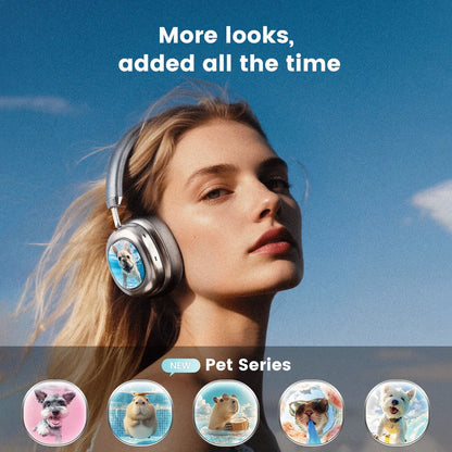 OLED Touchscreen Wireless Headphones