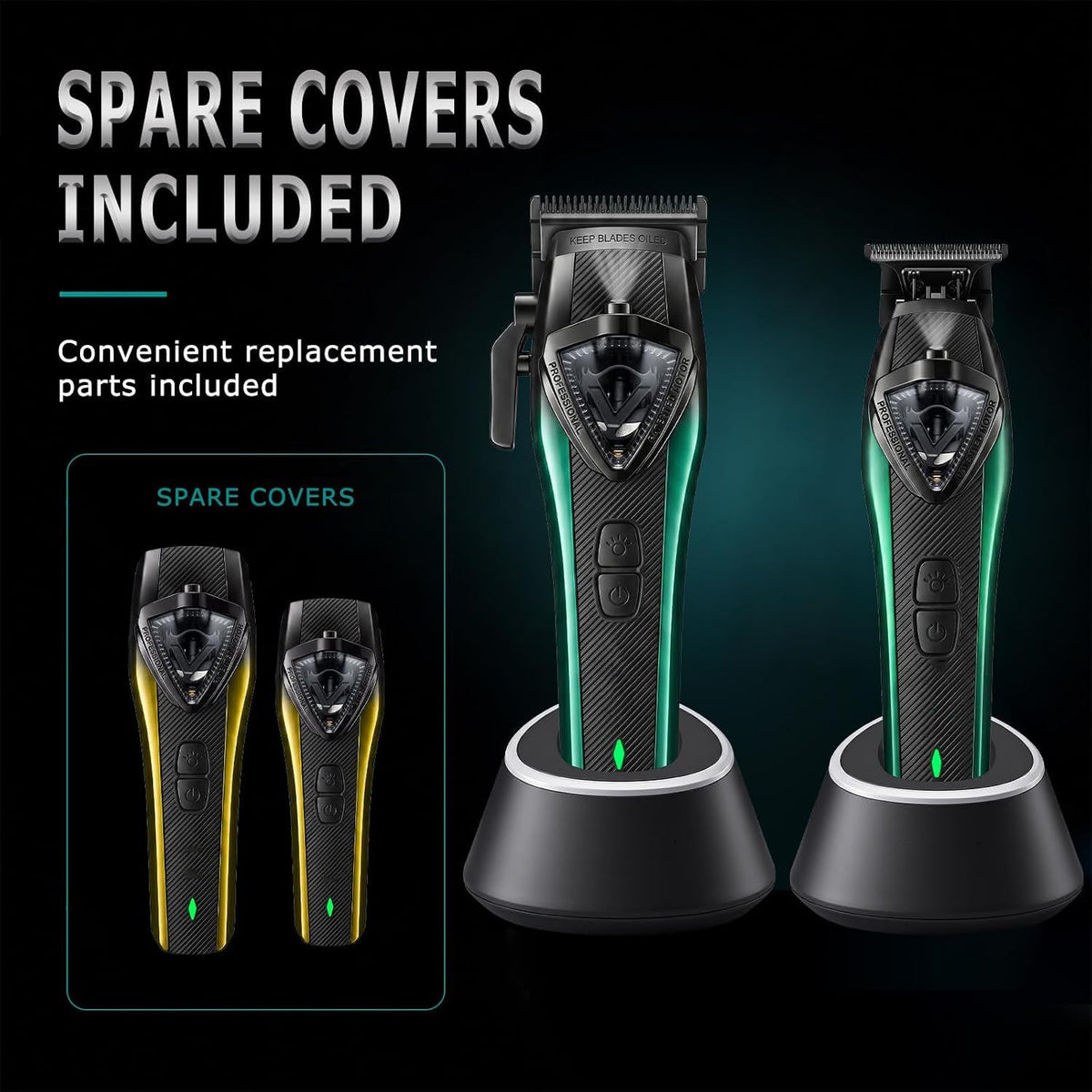 Professional Men Hair Clipper — 2-Pack Special