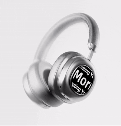 OLED Touchscreen Wireless Headphones